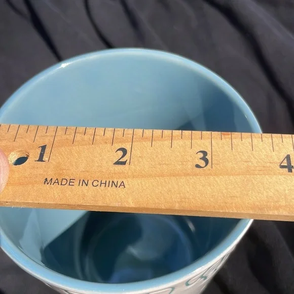 Pfaltzgraff - "THINK PAWSITIVE" embossed Dog Faces - 16 oz Coffee Mug - Picture 5 of 5